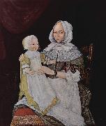 unknow artist, Elisabeth Freake und ihrer Tochter Mary